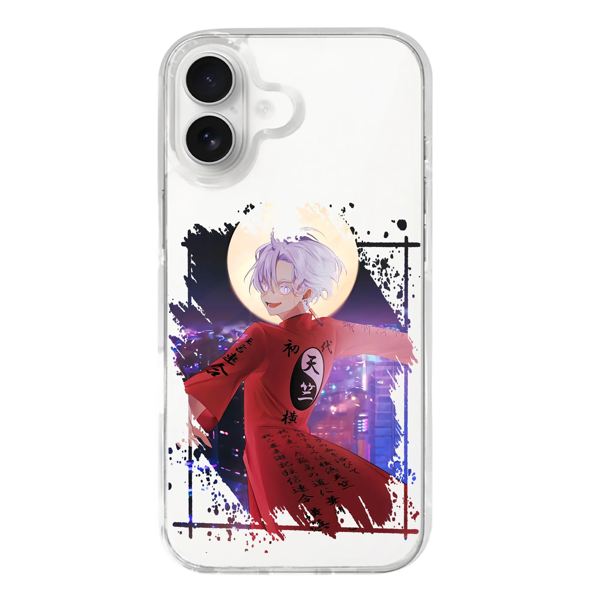 東京リベンジャーズ グッズ,黒川イザナ - iPhone 17シリーズ 透明スマホケース – 薄型・耐衝撃・精密フィット保護カバー